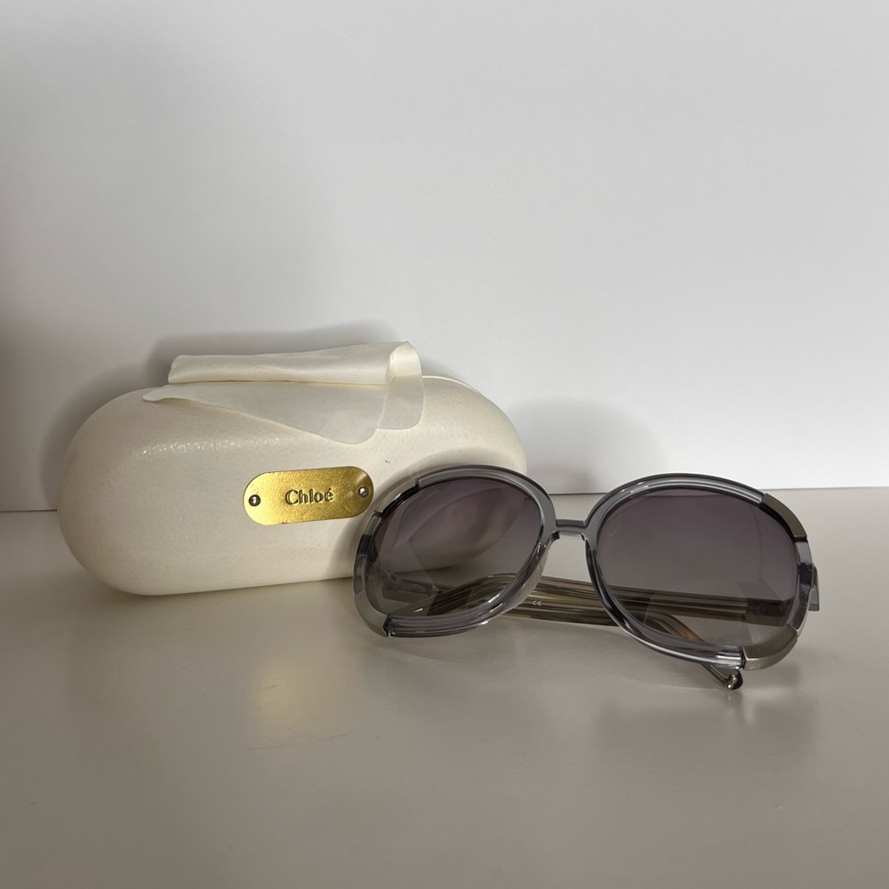 Chloe round oversize round sunglasses